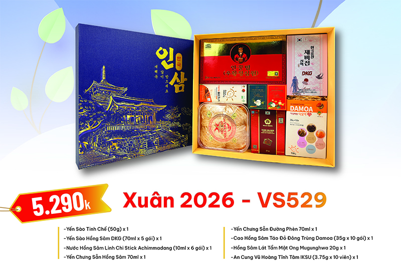 Quà Tặng Quà Biếu Hồng Sâm Tết 2026 - VS529