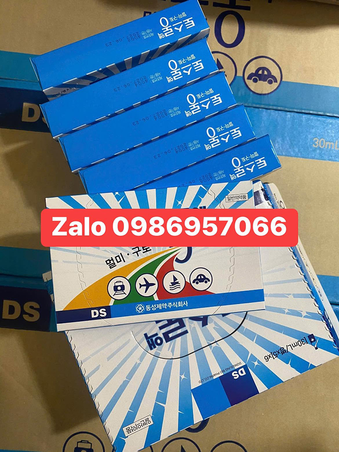 địa chỉ mua nước chống say xe Toslong Solution hàn quốc uy tín tại hồ chí minh