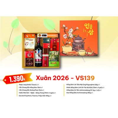 Quà Tặng Quà Biếu Hồng Sâm Tết 2026 - VS139