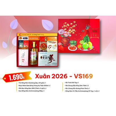 Quà Tặng Quà Biếu Hồng Sâm Tết 2026 - VS169