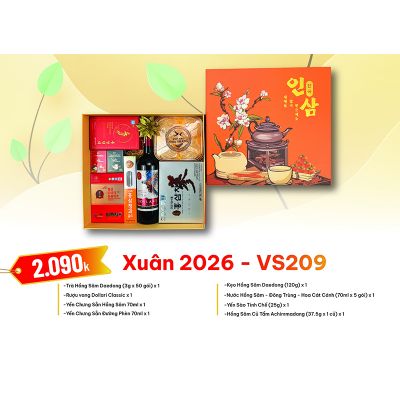 Quà Tặng Quà Biếu Hồng Sâm Tết 2026 - VS209