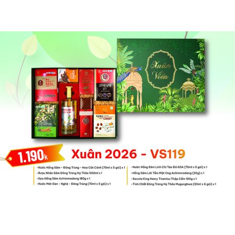 Quà Tặng Quà Biếu Hồng Sâm Tết 2026 - VS119