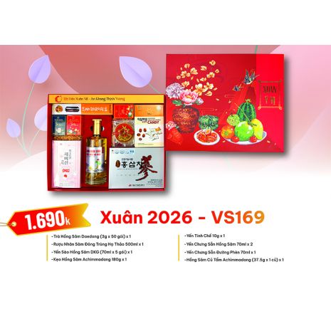 Quà Tặng Quà Biếu Hồng Sâm Tết 2026 - VS169