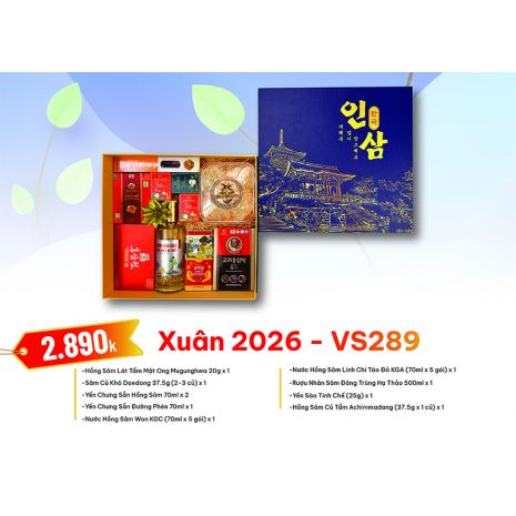 Quà Tặng Quà Biếu Hồng Sâm Tết 2026 - VS289