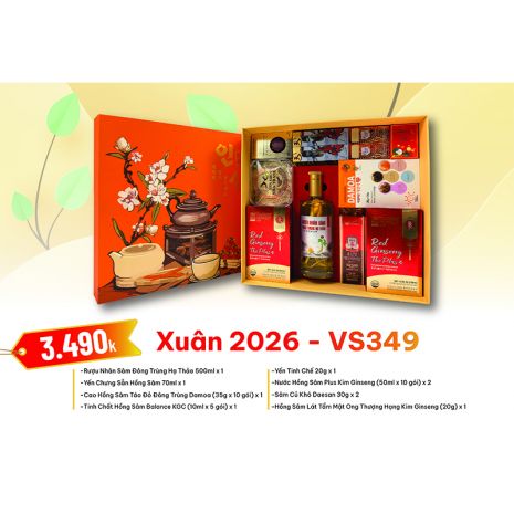 Quà Tặng Quà Biếu Hồng Sâm Tết 2026 - VS349