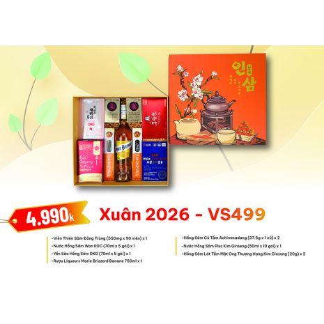 Quà Tặng Quà Biếu Hồng Sâm Tết 2026 - VS499