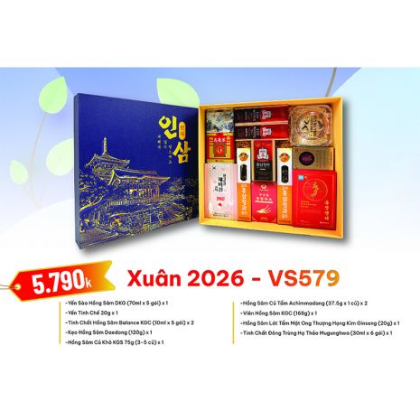 Quà Tặng Quà Biếu Hồng Sâm Tết 2026 - VS679